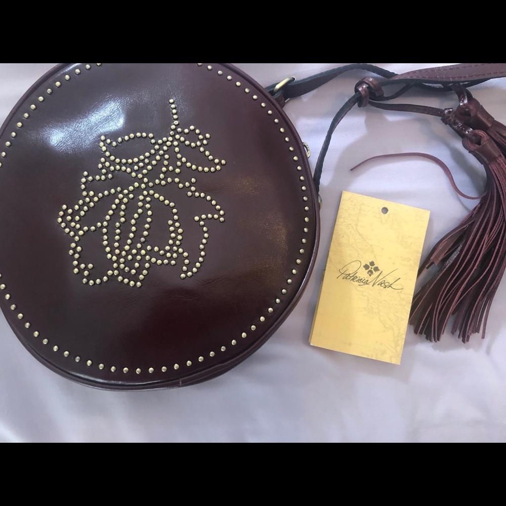 NWT Patricia Nash brown leather purse